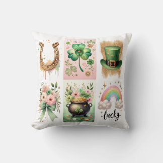 Symboles chanceux, irlandais, Coussin de la Saint-