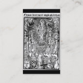 Symboles chrétiens Carte de visite (Dos)