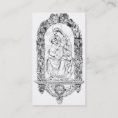 Symboles chrétiens Carte de visite (Dos)