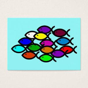 Symboles chrétiens de poissons - école