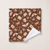 Symboles d'amour (Gant de toilette)