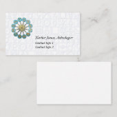 Symboles d'astrologie personnalisés cartes de visi (Devant / Derrière)