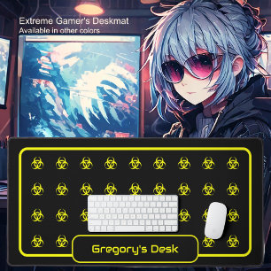 Symboles de danger biologique - Jaune sur un Arriè