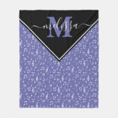 Symboles de musique couverture polaire personnalis (Devant)