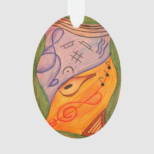 Symboles de musique Noël Arbre Clef (devant)