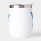 Symboles du Texas, Longhorn, bleu (Gauche)