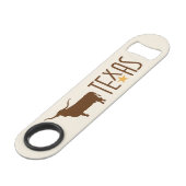 Symboles du Texas, Longhorn, marron (Devant angulaire)