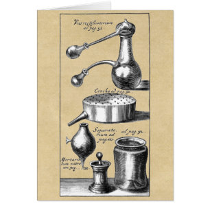Symboles et outils de la carte de note Alchemy