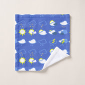 symboles météorologiques simples (Gant de toilette)