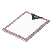 Symboles musicaux bloc-notes personnalisé (Tourné)