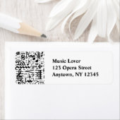 Symboles musicaux Étiquette (En situation)