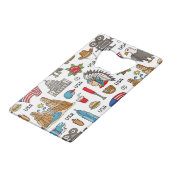 Symboles USA Vintage Motif sans couture (Devant Angle)