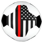 Symbolic mince Red Line US Drapeau design graphiqu (Tourné)