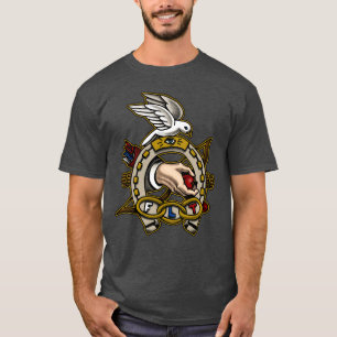 Symbolisch Hoefijzer van Odd Fellows T-shirt