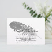 Symbolische herinnering bedankt voor je kaart (Staand voorkant)