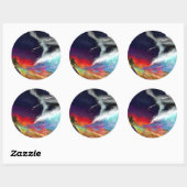 Symbolische stromen Sticker (Vel)