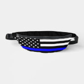 Symbolische Thin Blue Line American Flag afbeeldin Heuptasje (Voorkant)
