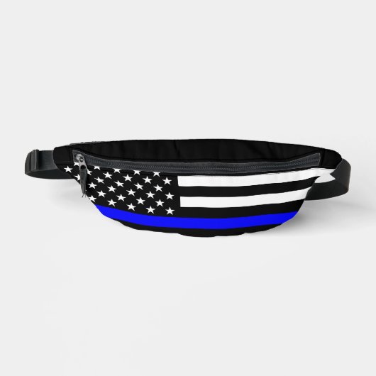 Symbolische Thin Blue Line American Flag afbeeldin Heuptasje (Voorkant)