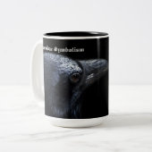 Symbolisme Corvidae Café Mug (Devant gauche)
