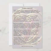 SYMBOLISME de NOMBRE - invitation (Dos)