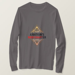 Symbolisme patriotique T-shirt noir basique