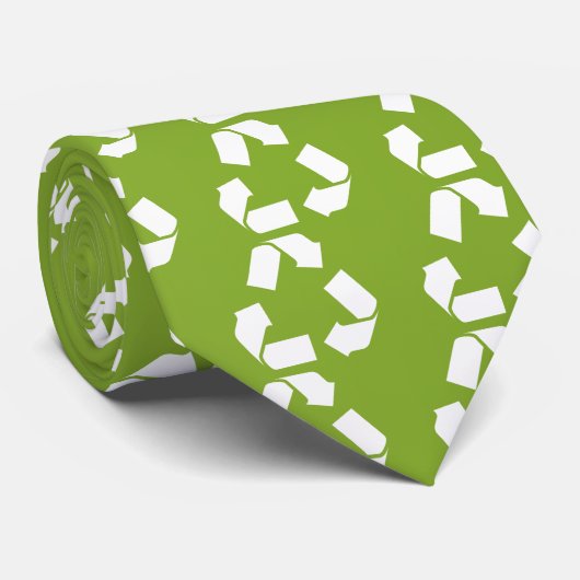 SYMBOLPATTERN recyclen Stropdas (Opgerold)