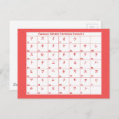 SYMBOLS Postc Briefkaart (Voorkant / Achterkant)