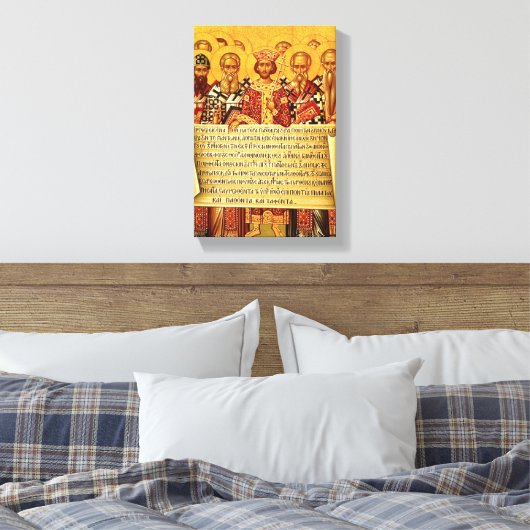 Symbolum nicaenum graecum canvas afdruk (Insitu (Slaapkamer))