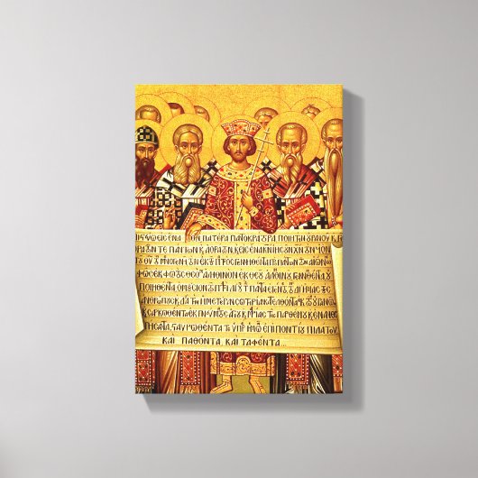 Symbolum nicaenum graecum canvas afdruk (Voorkant)