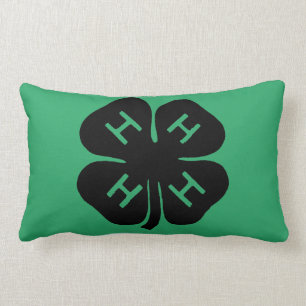 Symbool: 4-H Club Kussen