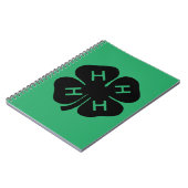 Symbool: 4-H Club Notitieboek (Linkerzijde)