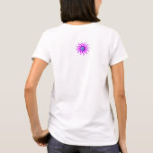 Symbool "AARTH SUN"/paarse T-Shirt (Achterkant)