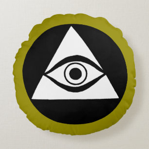 Symbool: Alles bij elkaar Rond Kussen