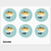 Symbool beer ronde sticker (Vel)