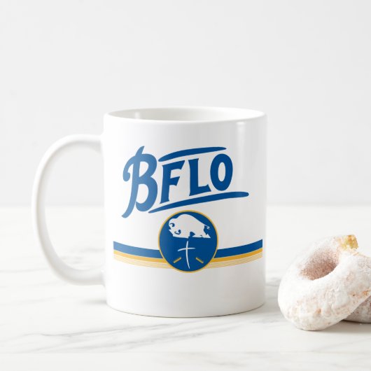 Symbool Bflo Satire Koffiemok (Met donut)