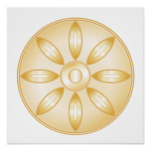 symbool boeddhisme perfect poster