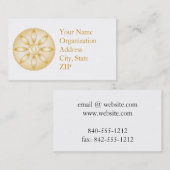 symbool boeddhisme visitekaartje (Voorkant / Achterkant)