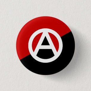 Symbool Button anarcho-syndicalisme, vlagontwerp s