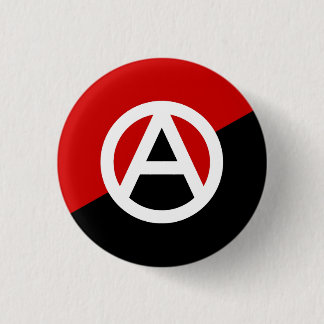 Symbool Button anarcho-syndicalisme, vlagontwerp s