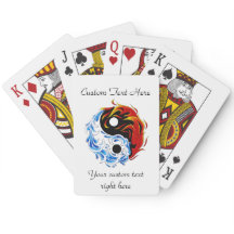 Symbool cartoon tattoo: watervuur Yin Yang