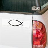 Symbool Christelijke vis (Ichthys) Bumpersticker (Op Truck)