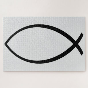 Symbool Christelijke vis (Ichthys) Legpuzzel