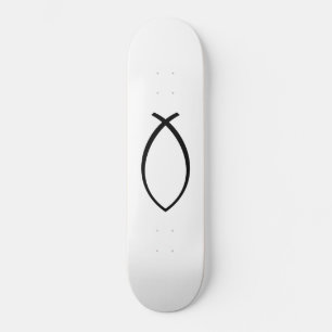 Symbool Christelijke vis (Ichthys) Skateboard