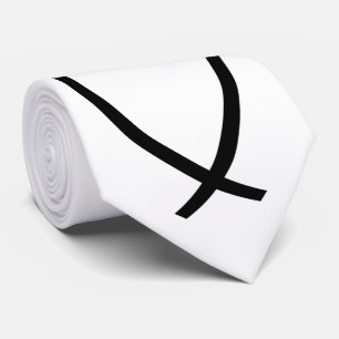 Symbool Christelijke vis (Ichthys) Stropdas