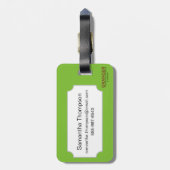 Symbool: Divine Hand Bagagelabel (Achterkant verticaal)