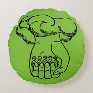 Symbool: Divine Hand Rond Kussen
