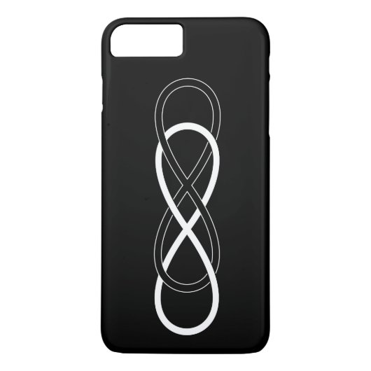 Symbool dubbele infiniteit - zwart en wit Case-Mate iPhone case (Achterkant)