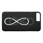 Symbool dubbele infiniteit - zwart en wit Case-Mate iPhone case (Achterkant (Horizontaal))