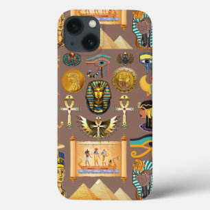 Symbool Egyptisch ouderlijk rechthoekig patroonsym iPhone 13 Hoesje