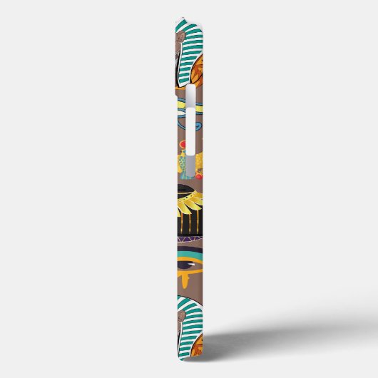Symbool Egyptisch ouderlijk rechthoekig patroonsym Case-Mate iPhone Case (Achterkant / Links)